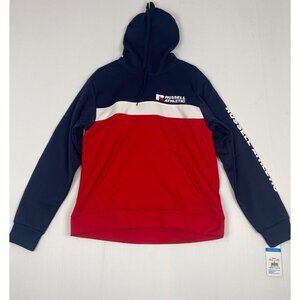 Russell Athletic Jacket Men's Hoodie Red White Navy Size M Comfort Sweater New